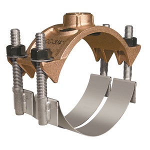 8IN BRASS SADDLE 1-1/2 CC