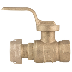 3/4 BALL VALVE FIP/MTR NUT | Ford Meter Box