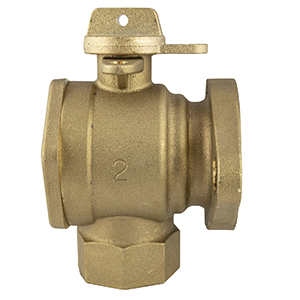 2IN FLANGED ANGLE BALL VALVE | Ford Meter Box